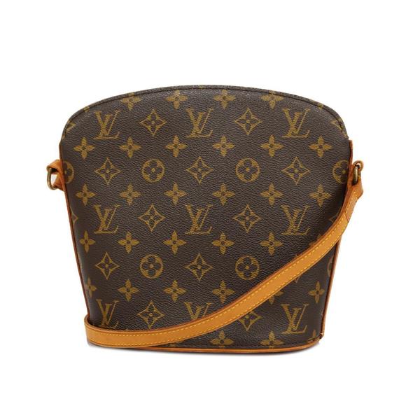 Louis Vuitton Shoulder Bag Monogram Drouot Brown - Picture 1 of 12